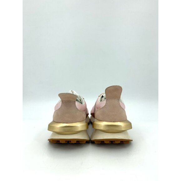 Lanvin Womens Pink Platform Lace-Up Sneakers Size 38 Casual Stylish Shoes With R - Picture 7 of 8